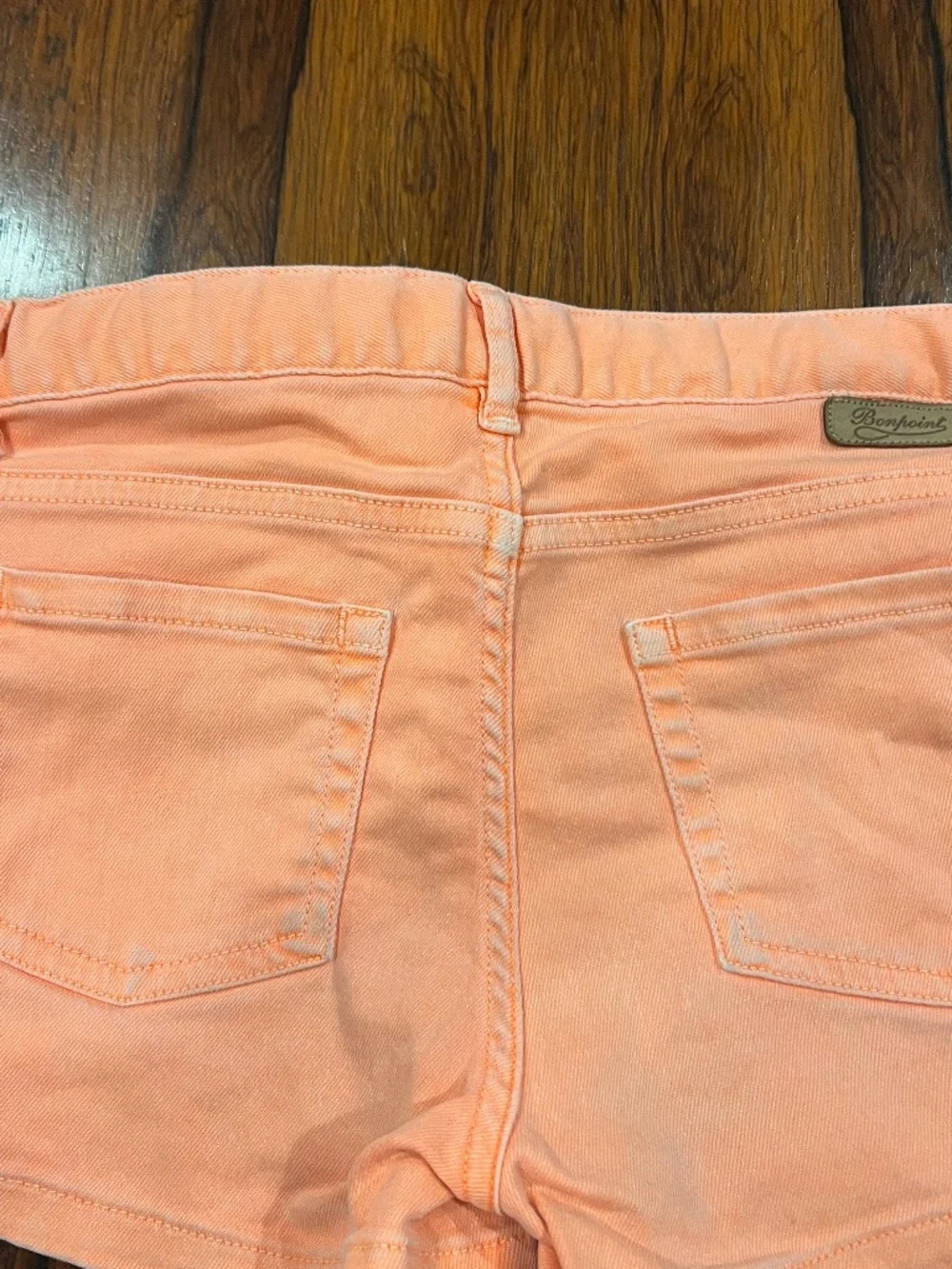 Bonpoint Girls Orange Shorts Size 10 NWT